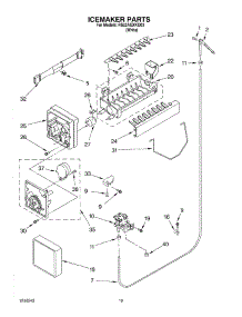 12 - Ice Maker, Optional parts for Roper Refrigerator RS22AQXKQ03 from AppliancePartsPros.com