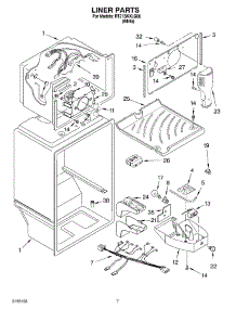05 - Liner parts for Roper Refrigerator RT21SKXLQ00 from AppliancePartsPros.com