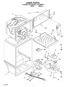 03 - Liner parts for Roper Refrigerator RT21LMXKQ01 from AppliancePartsPros.com