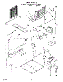 04 - Unit parts for Roper Refrigerator RT21LMXKQ01 from AppliancePartsPros.com