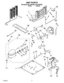 04 - Unit parts for Roper Refrigerator RT21LMXKT00 from AppliancePartsPros.com
