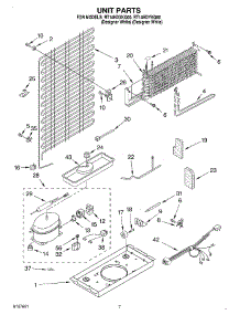 04 - Unit parts for Roper Refrigerator RT14HDYKQ00 from AppliancePartsPros.com