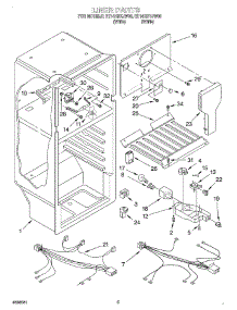 03 - Liner, Optional parts for Roper Refrigerator RT14HDYJW00 from AppliancePartsPros.com