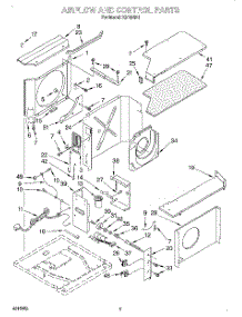02 - Air Flow And Control parts for Roper Air Conditioner X24004A1 from AppliancePartsPros.com