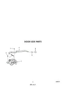 03 - Door Lock parts for Roper Oven B9458B3 from AppliancePartsPros.com