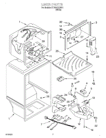 05 - Liner parts for Roper Refrigerator RT18AKXJW01 from AppliancePartsPros.com