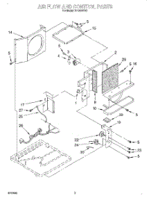 02 - Air Flow And Control parts for Roper Air Conditioner X10002F00 from AppliancePartsPros.com