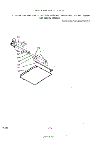 05 - Lit / Optional Rotisserie parts for Roper Oven 1053B2A from AppliancePartsPros.com