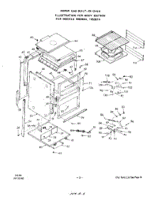 03 - Body parts for Roper Oven 1053B1A from AppliancePartsPros.com