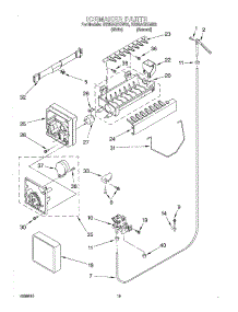 12 - Icemaker, Optional parts for Roper Refrigerator RS25AQXGN02 from AppliancePartsPros.com