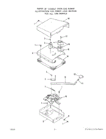 04 - Top Burner parts for Roper Oven 1765W0A from AppliancePartsPros.com