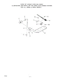 06 - Upper Door parts for Roper Oven 1873W1A from AppliancePartsPros.com