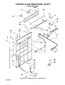 02 - Controls And Rear Panel Parts parts for Roper Washer RTW4100WQ0 from AppliancePartsPros.com