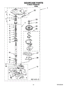 08 - Gearcase Parts, Optional Parts (Not Included) parts for Roper Washer RTW4300TQ0 from AppliancePartsPros.com
