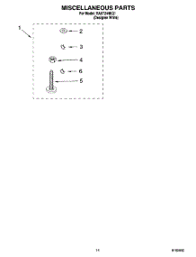 10 - Miscellaneous Parts - Optional Parts (Not Included) parts for Roper Washer RAX7244KQ1 from AppliancePartsPros.com