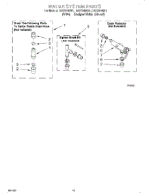 09 - Water System parts for Roper Washer RAX7244EQ1 from AppliancePartsPros.com