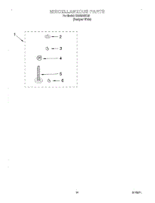 10 - Miscellaneous parts for Roper Washer RAS6233KQ0 from AppliancePartsPros.com