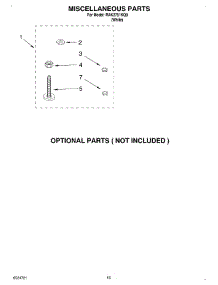 12 - Miscellaneous, Optional parts for Roper Washer RAK2751KQ0 from AppliancePartsPros.com