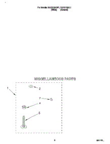 04 - Miscellaneous parts for Roper Washer RAX5133AL1 from AppliancePartsPros.com