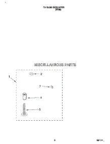 04 - Miscellaneous parts for Roper Washer RAB3132DW0 from AppliancePartsPros.com