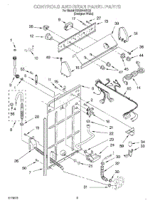 02 - Controls And Rear Panel parts for Roper Washer RAS8445KQ0 from AppliancePartsPros.com