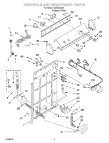 02 - Controls And Rear Panel parts for Roper Washer RAS7233JQ0 from AppliancePartsPros.com