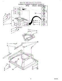 05 - Machine Base parts for Roper Washer RAB5232EQ1 from AppliancePartsPros.com