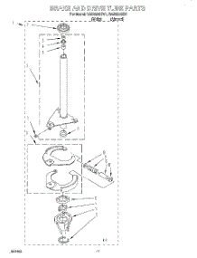 07 - Brake And Drive Tube parts for Roper Washer RAB5232EQ1 from AppliancePartsPros.com