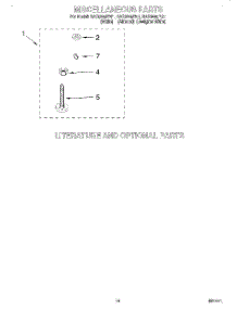 10 - Miscellaneous, Lit / Optional parts for Roper Washer RAS8245EN1 from AppliancePartsPros.com