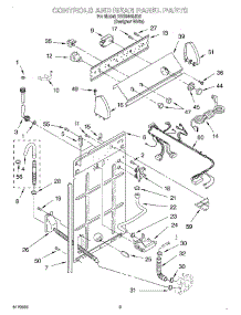 02 - Controls And Rear Panel parts for Roper Washer RAS8445JQ0 from AppliancePartsPros.com