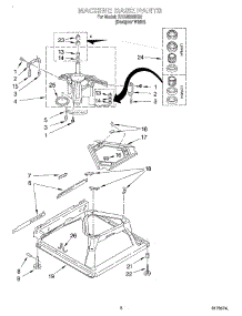 05 - Machine Base parts for Roper Washer RAX4232KQ0 from AppliancePartsPros.com