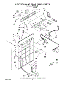 02 - Controls And Rear Panel Parts parts for Roper Washer RTW4305VQ2 from AppliancePartsPros.com