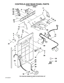 02 - Controls And Rear Panel Parts parts for Roper Washer RTW4305XQ0 from AppliancePartsPros.com
