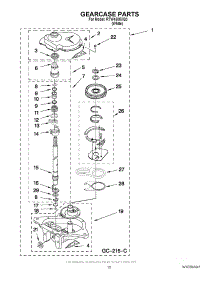 07 - Gearcase Parts parts for Roper Washer RTW4305XQ0 from AppliancePartsPros.com