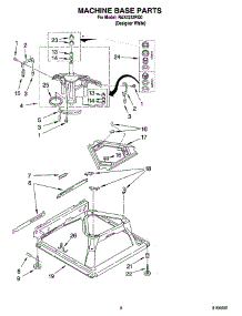 05 - Machine Base Parts parts for Roper Washer RAX4232RQ0 from AppliancePartsPros.com