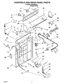 02 - Control And Rear Panel Parts parts for Roper Washer RAX4232RQ1 from AppliancePartsPros.com