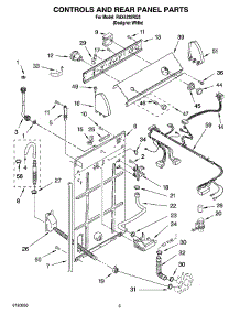 02 - Control And Rear Panel Parts parts for Roper Washer RAX4232RQ3 from AppliancePartsPros.com
