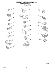 06 - Wiring Harness Parts parts for Roper Washer RAX4232RQ4 from AppliancePartsPros.com