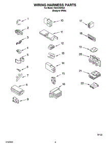 06 - Wiring Harness Parts parts for Roper Washer RAX4232RQ3 from AppliancePartsPros.com