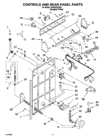 02 - Controls And Rear Panel Parts parts for Roper Washer RAS8333RQ0 from AppliancePartsPros.com
