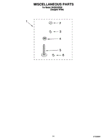 10 - Miscellaneous  Parts, Optional Parts (Not Included) parts for Roper Washer RAS8333RQ0 from AppliancePartsPros.com