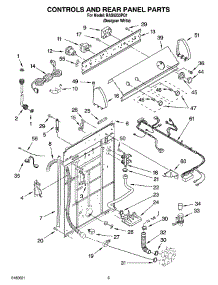 02 - Controls And Rear Panel Parts parts for Roper Washer RAS6233PQ1 from AppliancePartsPros.com