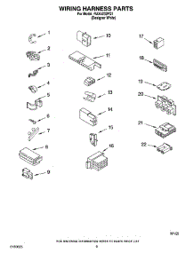 06 - Wiring Harness Parts parts for Roper Washer RAX4232PQ1 from AppliancePartsPros.com