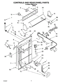 02 - Control And Rear Panel Parts parts for Roper Washer RAB2121PW1 from AppliancePartsPros.com