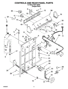 02 - Controls And Rear Panel Parts parts for Roper Washer RAS7133PQ0 from AppliancePartsPros.com