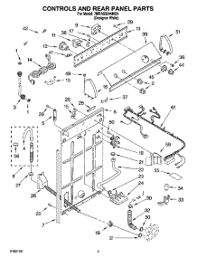 02 - Controls And Rear Panel Parts parts for Roper Washer 7MRAS8244MQ1 from AppliancePartsPros.com