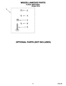 10 - Miscellaneous Parts - Optional Parts (Not Included) parts for Roper Washer 7MRAX5103MQ1 from AppliancePartsPros.com