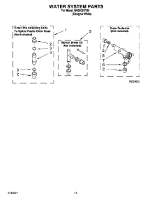 09 - Water System Parts parts for Roper Washer RAS8333PQ0 from AppliancePartsPros.com