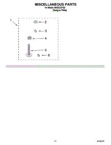 10 - Miscellaneous Parts Optional Parts (Not Included) parts for Roper Washer RAS8333PQ0 from AppliancePartsPros.com