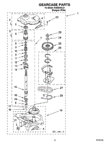 08 - Gearcase Parts parts for Roper Washer RAS8244LQ1 from AppliancePartsPros.com